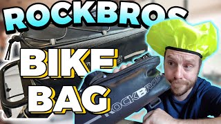 ROCKBROS Bike Pannier Bag Every Cyclist Needs this  £25 Storage Solution [upl. by Enirehs]