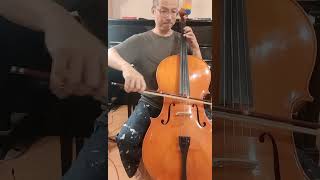 Day 173 Bach Suite No1 in G major for Cello  Allemande bar 1521 practice [upl. by Anett]