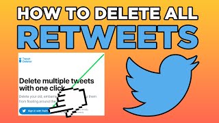 How To Delete All Retweets On Twitter 2024 [upl. by Ellenhoj876]