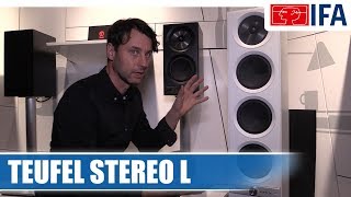 Teufel Stereo L StreamingLautsprecher Deutsch IFA2017 [upl. by Adnoloy]