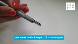 Wat is een omkeerpen Een kroontjespen om makkelijk mee te nemen [upl. by Jessamyn]