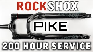 2018 275 Rockshox Pike RCT3 B1 Chassis Charger 20  C1 Air Spring 200 hour Service for Beginners [upl. by Newcomer]