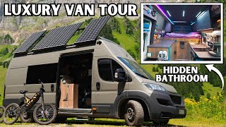 Inside the Most FUTURISTIC Campervan  DIY Van Tour [upl. by Lathrop]