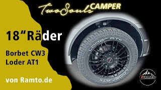 18 Zoll Räder Borbet CW3 Loder Tire AT1 von Ramtode – Nur laute Spritfresser [upl. by Akitahs340]