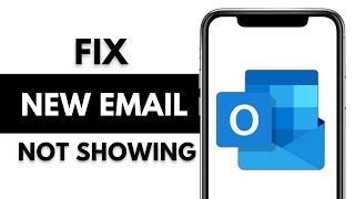 How To Fix Outlook Not Showing New Email2024 [upl. by Calvina]