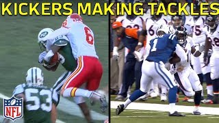 Kickers Making Tackles  NFL Highlights [upl. by Etennaej]