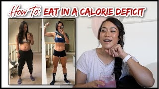 5 TIPS How To Successfully Eat In A Calorie Deficit [upl. by Stieglitz]