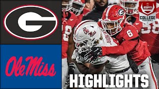 Georgia Bulldogs vs Ole Miss Rebels  Full Game Highlights [upl. by Ger]