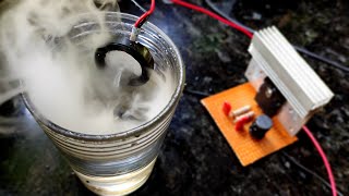 I made a super simple 17mhz mist maker circuit  ultrasonic mist maker humidifier Level 2  Ciiads [upl. by Daitzman]