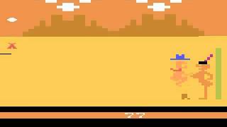 Lets Play Custers Revenge Atari 2600 [upl. by Llevad]