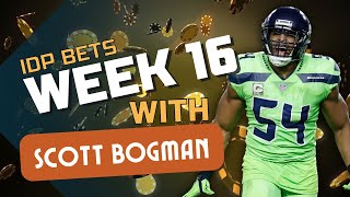 IDP Bets Tackle amp Sack Props for Week 16 [upl. by Ronile]