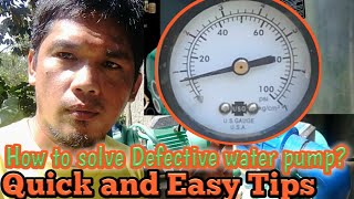 Water Pump Problem solve basic and Essay way Tips [upl. by Yednil]