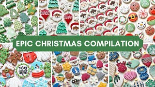 Christmas Cookies  Cookie Decorating Compilation of every Christmas cookie Ive made from 20182022 [upl. by Ainot]