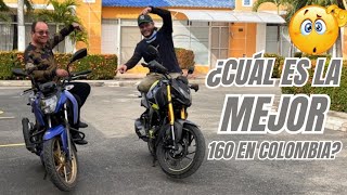 ¿Cuál humilló a cuál Comparativo 160 entre la Hero Hunk 160R 4V vs TVS Apache RTR 160 4V 🔥👋🏻 [upl. by Joselow852]