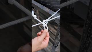 Fast Tying And Quick Releasing Knot knots shorts [upl. by Yrrek436]