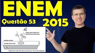 ENEM 2015  QUESTÃO 53  PROVA AZUL  FISICA  Prof Marcelo Boaro [upl. by Kciredor]