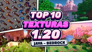 TOP 10 TEXTURE PACKS para MINECRAFT 121 JAVA BEDROCK y PE😎PAQUETE DE TEXTURAS 121 [upl. by Quartus595]