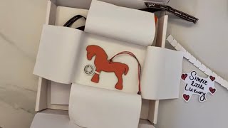 Hermes Petit H Charm unboxing Hermy Horse  愛馬仕開箱 [upl. by Kragh510]