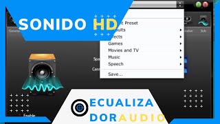 como instalar ecualizador de audio para PC sonido HD ✅ [upl. by Myers]