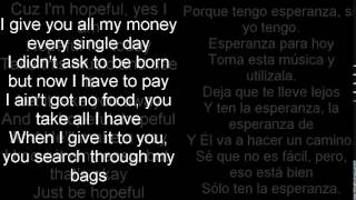 Bars And Melody BAM Hopeful LYRICSLETRA  English amp Spanish  Ingles amp Español [upl. by Michaeline]