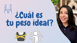 ¿Cuál es tu peso ideal [upl. by Lejna]