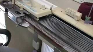 Knitting Machine Sample [upl. by Claudianus]