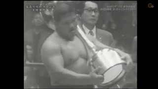 Sixth World League Final  Toyonobori vs Gene Kiniski JWA  May 12th 1964 [upl. by Neva]