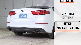 2018 Kia Optima Trailer Hitch Install [upl. by Netneuq]