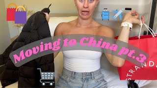 moving to china pt 3 🇨🇳  try on haul visa updates what im bringing [upl. by Auohs93]