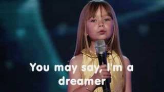 Connie Talbot  Imagine With lyrics [upl. by Submuloc]