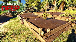 STRANDED DEEP 07  CONSTRUINDO BAIAS DE PLANTAÇÃO [upl. by Layne]