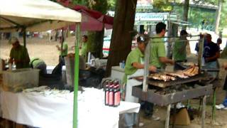 Festa do Pulpo Carballiño 2011 ambiente a primeira hora [upl. by Magdaia]