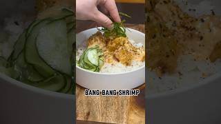 A firecracker of flavor 🔥 RECIPE ➡️ bangbang shrimp cooking recipe cookingshorts shortsvideo [upl. by Moorish]