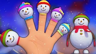 bonhommes neige doigt famille  chanson neige pour les enfants  Snowmen Finger Family  Kids Songs [upl. by Vipul645]