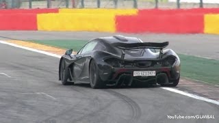 McLaren P1  FLATOUT on the Track [upl. by Stew]