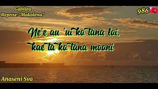 Makalena  Gabilou quotReprisequot ParolesLyrics [upl. by Weide]