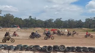 HERVEY BAY MOTOCROSS CLUB DUNDOWRAN  MX 1 CLUBMAN PRO EXPERT FINAL CLUB DAY 2021 [upl. by Naesal]