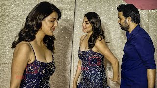 Glimpse of Kajal Agerwal Beautiful Moment With Husband At Jio World Plaza Launch [upl. by Dimo]