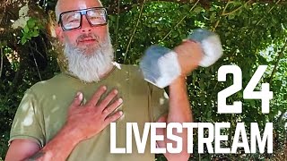 LiVESTREAM 24 fitness new camera snapchat story patreon sewing machine sleeping [upl. by Novaelc]