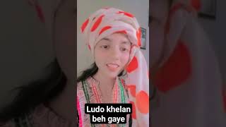 Ludo khelan beh gaye  pakistani girl  Rukhsana Vlogs rukhsanavlogs youtubeshorts [upl. by Ellenyl]