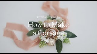 How to Make a Corsage with Fake Flowers [upl. by Giuditta]