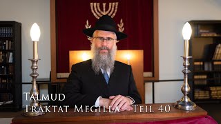 Talmud Traktat Megilla  Teil 40  Rabbiner Shlomo Bistritzky [upl. by Robert]