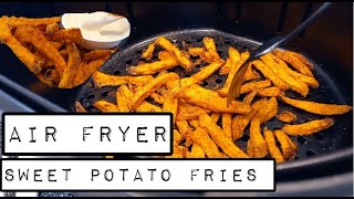 Air Fryer Sweet Potato Fries Recipe  Sweet Potato Fries in the Air Fryer [upl. by Thom]