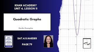 SAT411Harder Quadratic Graphs page 79 [upl. by Nauaj]