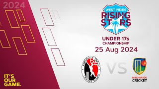 🔴 LIVE Trinidad amp Tobago v Windward Islands  CWI Men’s Under 17  50 Over Championships 2024 [upl. by Adnarrim]