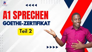 Teil 2 Sprechen  Goethe Zertifikat A1 Sprechen Teil 2 Start Deutsch 1  Mündliche Prüfung [upl. by Odlonra]