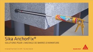 Ancrage de barre darmature Sika Anchorfix [upl. by Uticas307]