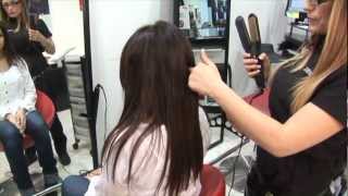 TUTORIAL EXTENSIONES Cómo ondular el cabello con extensiones [upl. by Marigolda464]