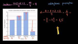 Odchylenie przeciętne  przykład [upl. by Anatolio50]