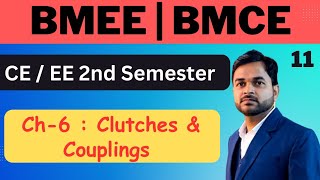 11 BMEE  BMCE  Ch6  Clutch amp Couplings PolytechnicPathshala [upl. by Lledra]